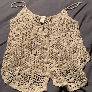 Crochet crop top